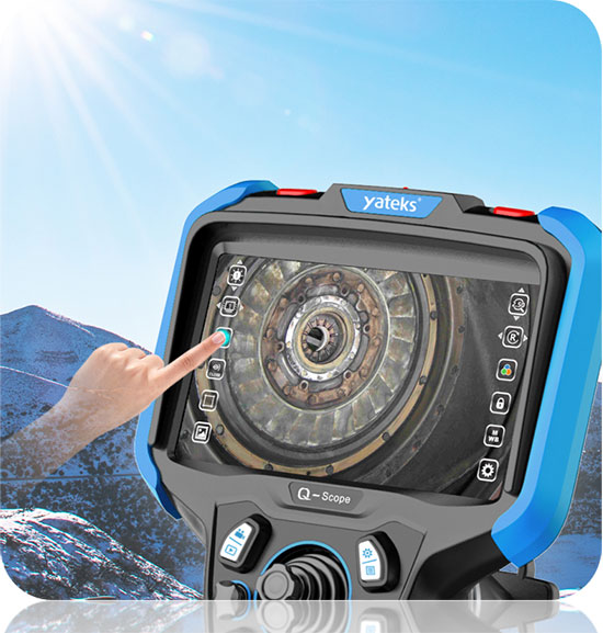 QIE系列工業(yè)內(nèi)窺鏡屏幕大、內(nèi)窺鏡檢測(cè)視野更廣